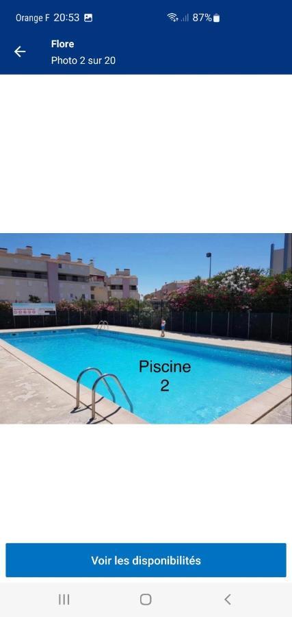 Apartamento Les Floralies Studio Climatise Pour 4 Personnes Avec 2 Piscines Ouvertes Du Mois De Juin Jusqu'A Mi Septembre Le Grau-du-Roi Exterior foto